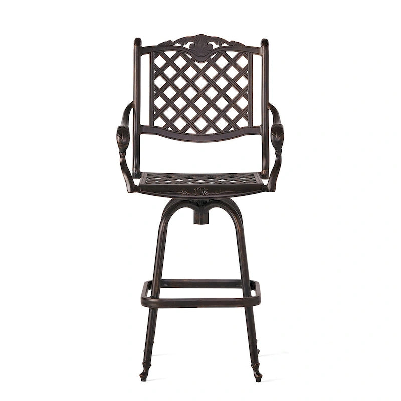 Cast Aluminum Bar Stool