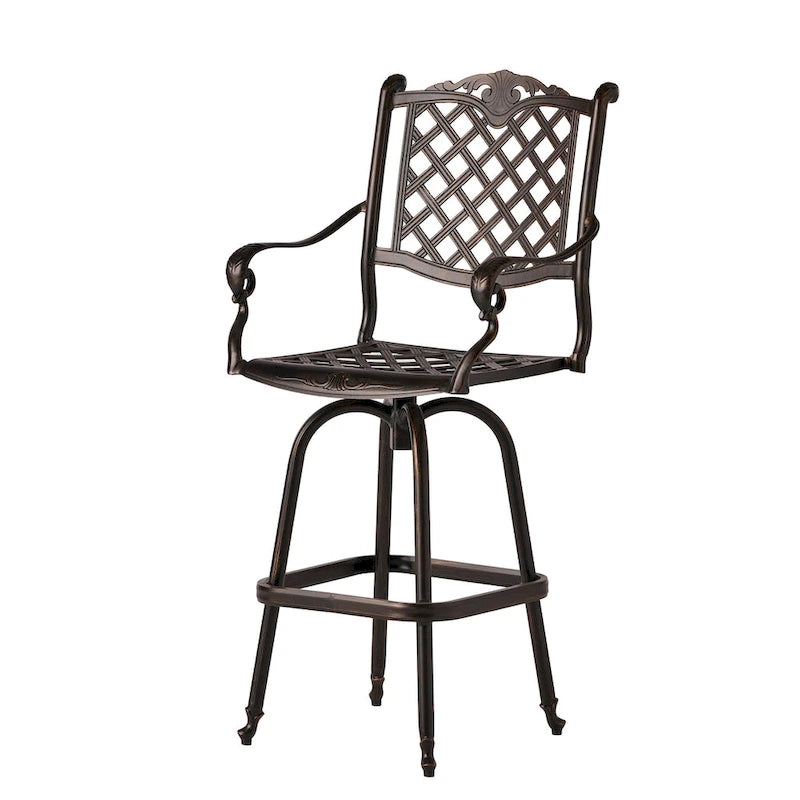 Cast Aluminum Bar Stool