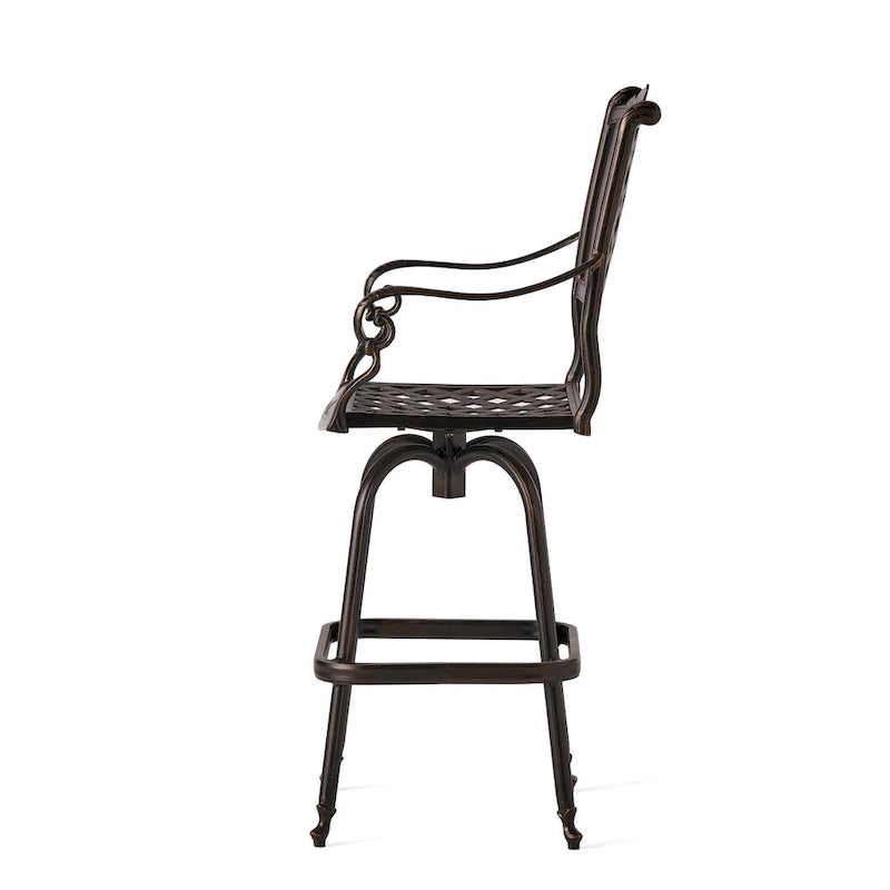 Cast Aluminum Bar Stool