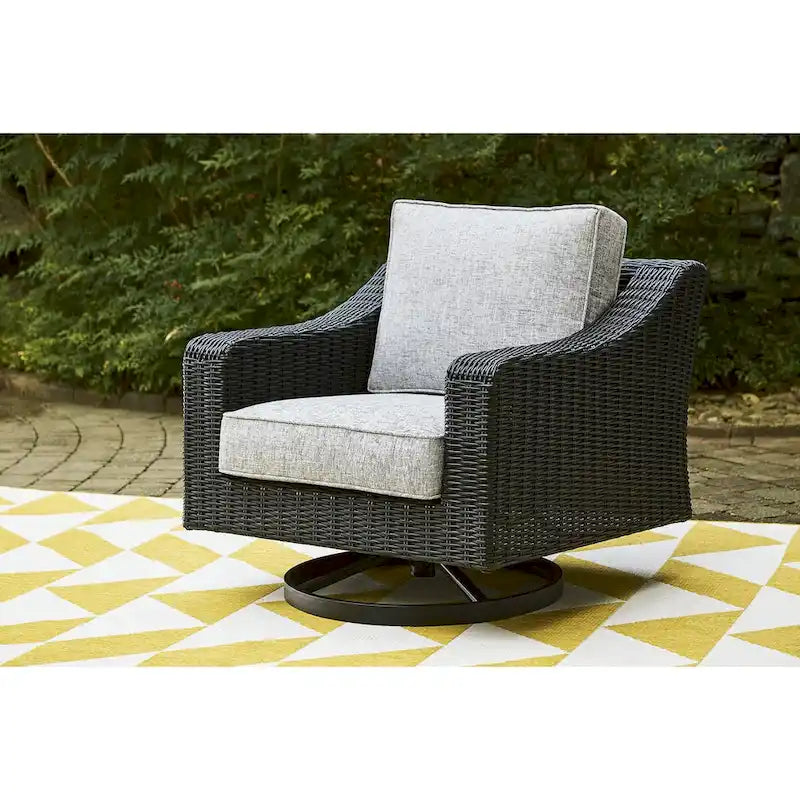 Signature Design by Ashley Beachcroft Outdoor Sofa and 2 Chairs with Coffee Table