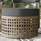 Corvus Donges 3-piece Outdoor Wicker Conversation Set
