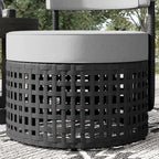 Corvus Donges 3-piece Outdoor Wicker Conversation Set