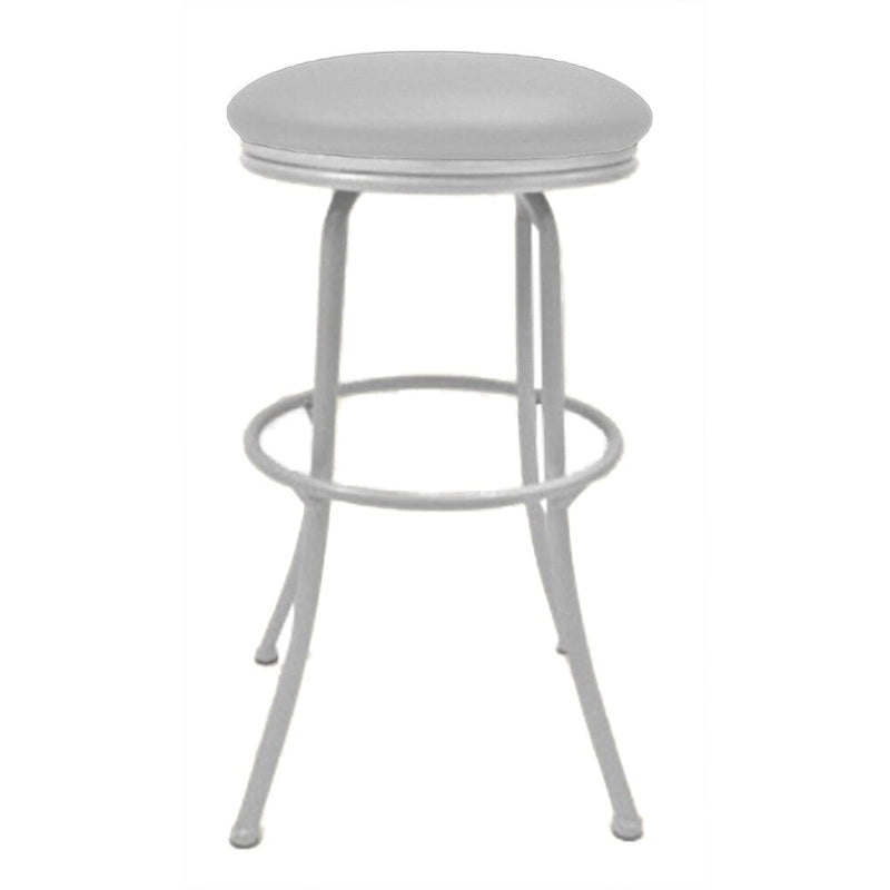 Patio Outdoor Extra Tall Spectator Swivel Backless Bar Stool 35