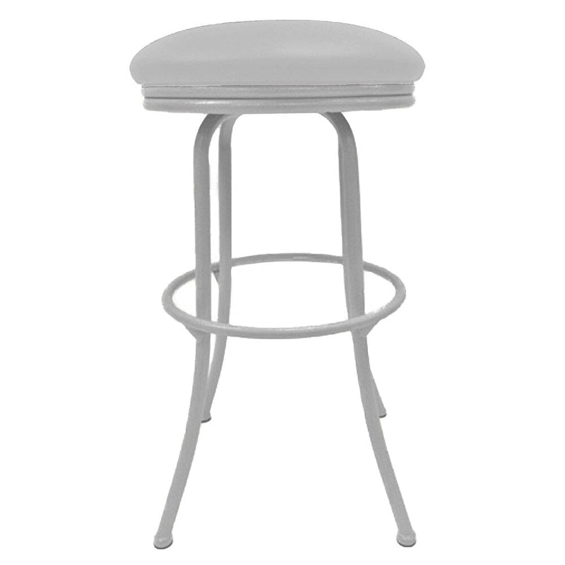 Patio Outdoor Extra Tall Spectator Swivel Backless Bar Stool 35