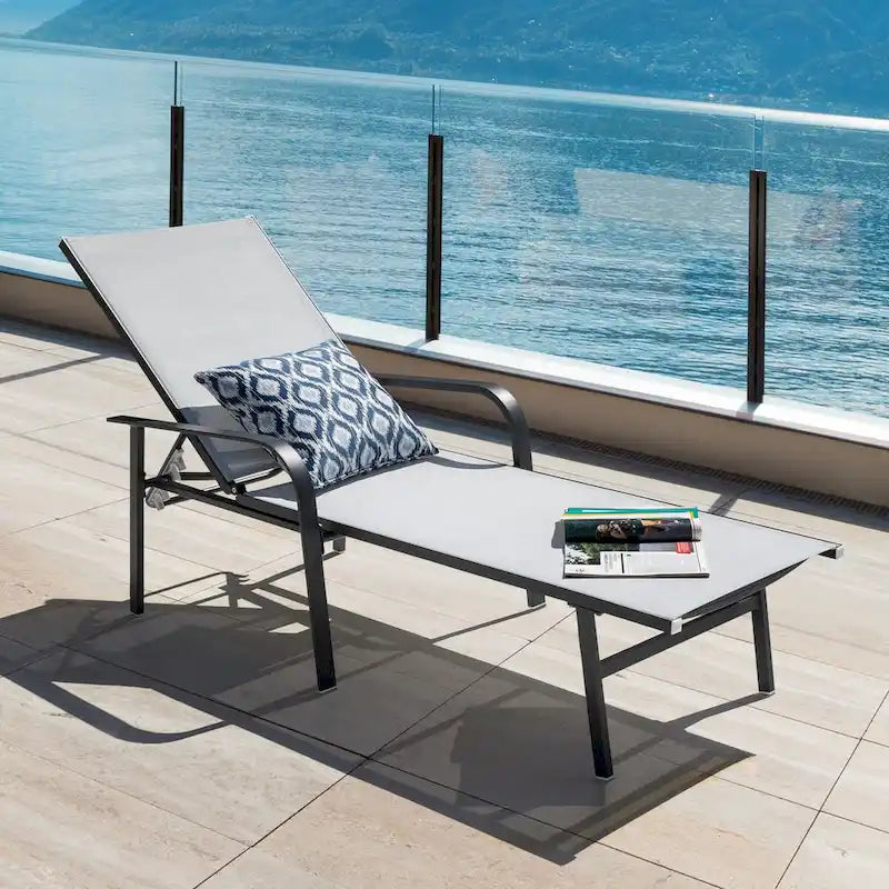 Outdoor Textilene Lounge Chair