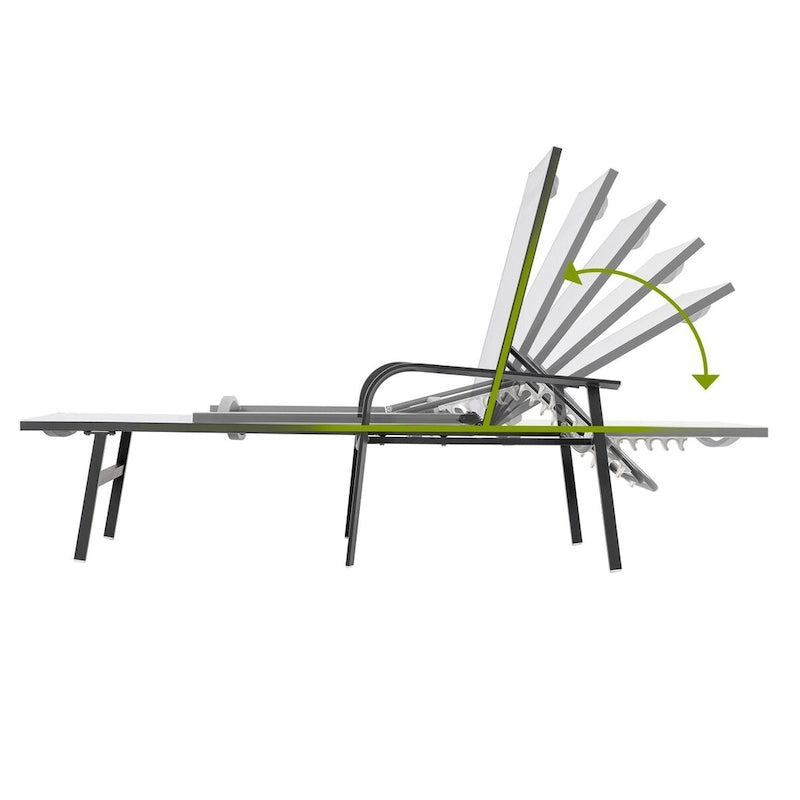 Outdoor Textilene Lounge Chair