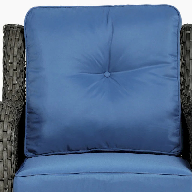 Outdoor Swivel Rocker Patio Rattan Chair