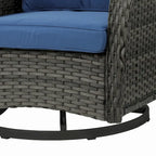 Outdoor Swivel Rocker Patio Rattan Chair