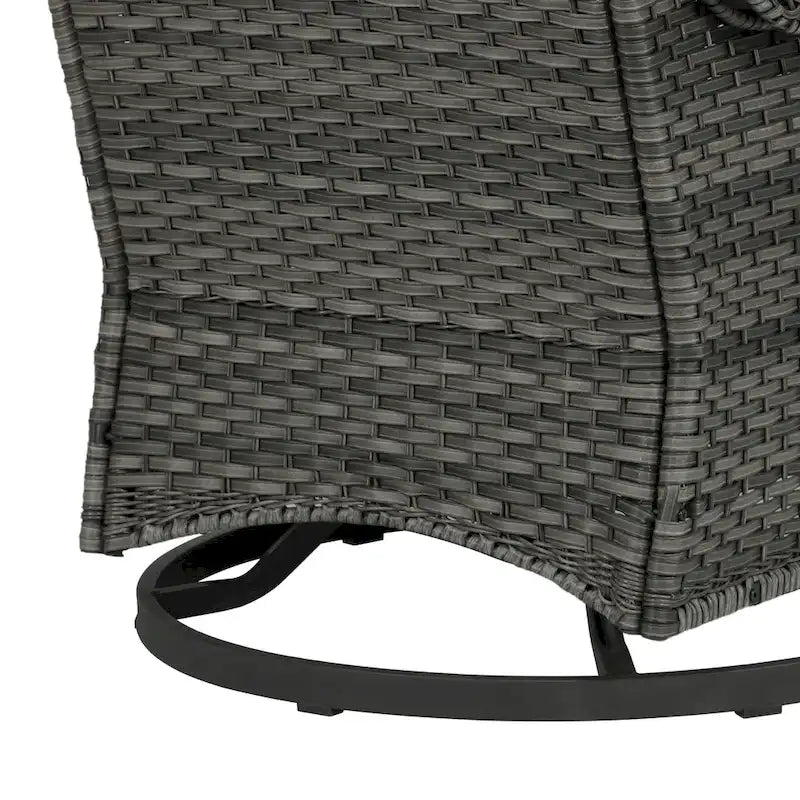 Outdoor Swivel Rocker Patio Rattan Chair