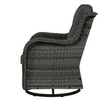 Outdoor Swivel Rocker Patio Rattan Chair