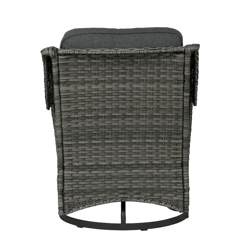 Outdoor Swivel Rocker Patio Rattan Chair