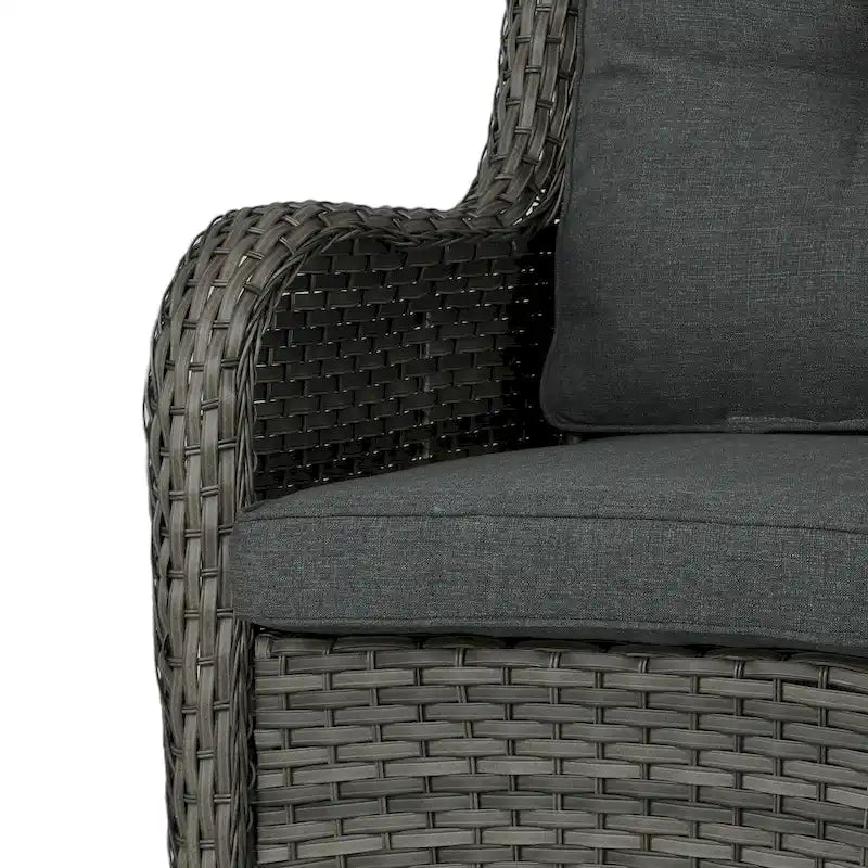 Outdoor Swivel Rocker Patio Rattan Chair