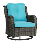 Outdoor Swivel Rocker Patio Rattan Chair
