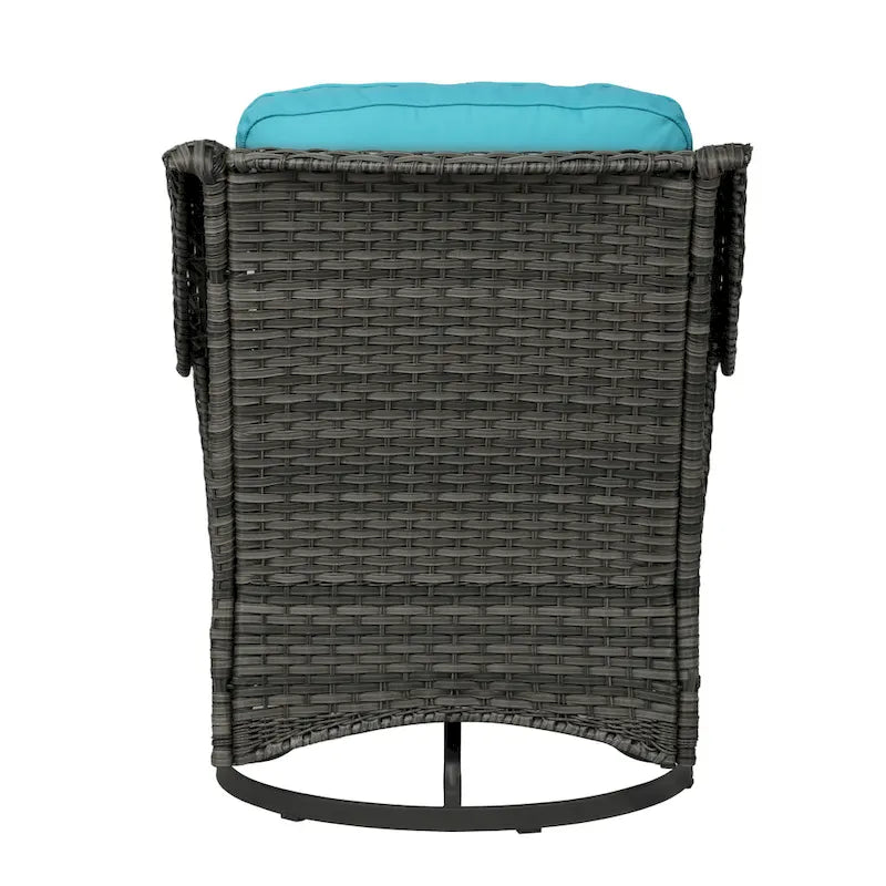 Outdoor Swivel Rocker Patio Rattan Chair