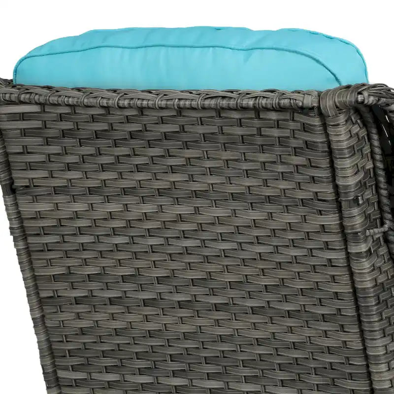 Outdoor Swivel Rocker Patio Rattan Chair