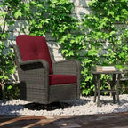 Outdoor Swivel Rocker Patio Rattan Chair