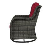 Outdoor Swivel Rocker Patio Rattan Chair