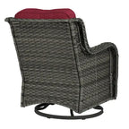 Outdoor Swivel Rocker Patio Rattan Chair
