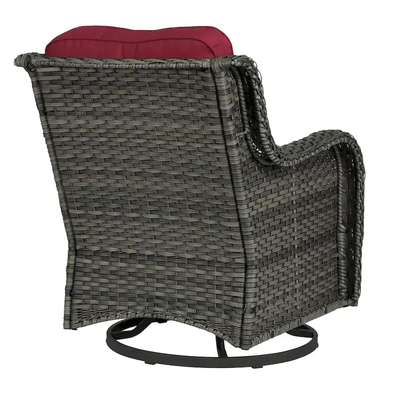 Outdoor Swivel Rocker Patio Rattan Chair