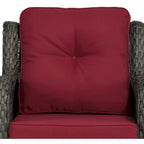 Outdoor Swivel Rocker Patio Rattan Chair