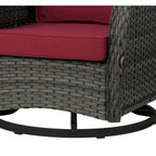 Outdoor Swivel Rocker Patio Rattan Chair