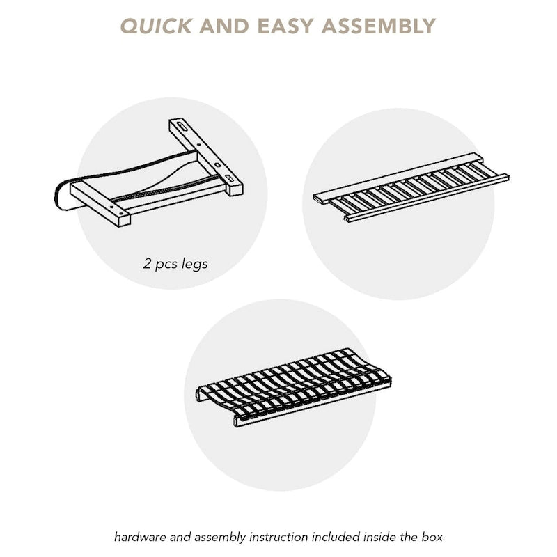 Cambridge Casual Austin Traditional Teak Wood Porch Swing