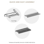 Cambridge Casual Austin Traditional Teak Wood Porch Swing