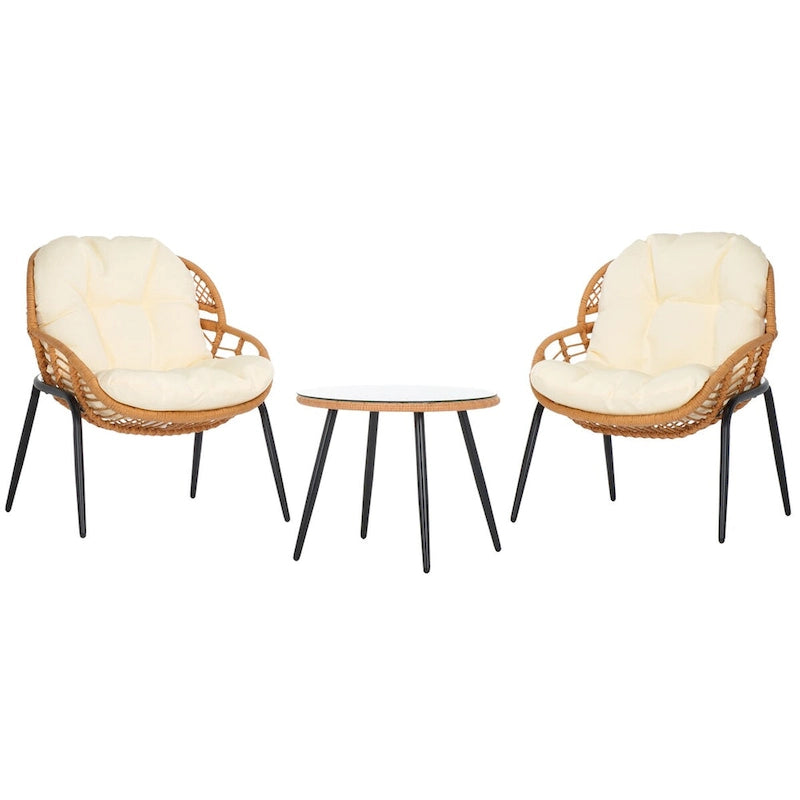 SAFAVIEH Outdoor Living Mott 3-Piece Set - 26Wx30Dx33H